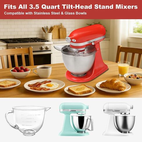 3.5 Qt Pouring Shield for KitchenAid Artisan Mini Tilt-Head Mixer in Kuwait