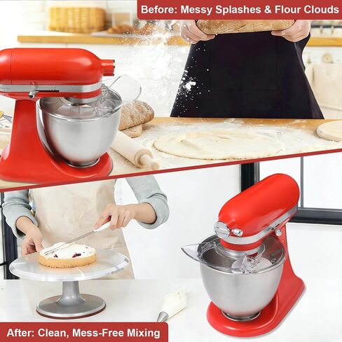 3.5 Qt Pouring Shield for KitchenAid Artisan Mini Tilt-Head Mixer in Kuwait