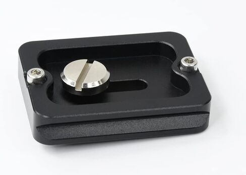 Foto&Tech Metal 50mm PU-50 Quick Shoe Plate, ¼ Screw Camera Tripod Mounting Plate with Anti-Slip Rubber Pad Compatible with Arca-Swiss System Type Ballhead (2 Pieces) in Saudi Arabia
