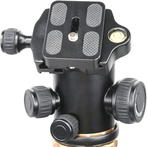 Foto&Tech Metal 50mm PU-50 Quick Shoe Plate, ¼ Screw Camera Tripod Mounting Plate with Anti-Slip Rubber Pad Compatible with Arca-Swiss System Type Ballhead (2 Pieces) in Saudi Arabia