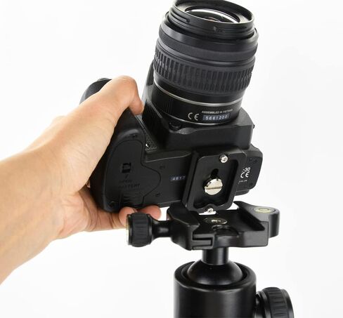 Foto&Tech Metal 50mm PU-50 Quick Shoe Plate, ¼ Screw Camera Tripod Mounting Plate with Anti-Slip Rubber Pad Compatible with Arca-Swiss System Type Ballhead (2 Pieces) in Saudi Arabia
