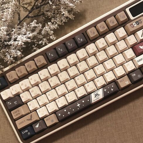 Keycaps for Mechanical Keyboard Wizard Magic Vintage Cherry Profile PBT 120 Keys Dye-Sublimation in Saudi Arabia