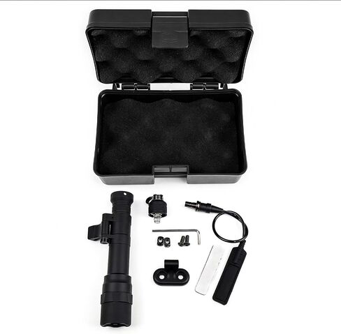 1200 Lumen Dual-Fuel Flashlight, Dual Mode Tactical Flashlight (Momentary/Constant-On), Mlok/Keymod & Picatinny Rail Mount, with Pressure Pad Switch and Tail Cap in Saudi Arabia