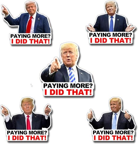 دفع المزيد من ملصقات I did that Trump، 5 أنماط تصميم، ملصقات Meme الفيروسية المضادة لترامب والكسوف، ملصق سعر الغاز (2 بوصة، 100 قطعة) in Kuwait