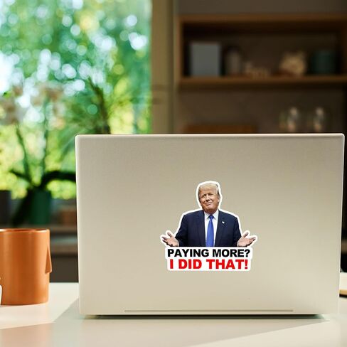 دفع المزيد من ملصقات I did that Trump، 5 أنماط تصميم، ملصقات Meme الفيروسية المضادة لترامب والكسوف، ملصق سعر الغاز (2 بوصة، 100 قطعة) in Kuwait