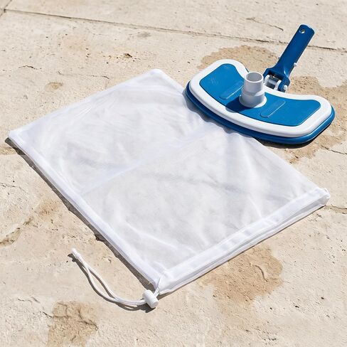 12x20 Inch Fine Mesh Filter Bags for Leaf Vacuum Pool Cleaners, 2 Pack in Saudi Arabia