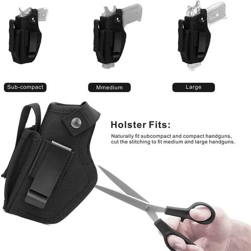 Gun Holster for Men/Women,for 9MM and 380 Pistols, 1911 Holster Glock 19 17 42 43 43x Accessories Suitable for Most Handguns Concealed Carry Holster in Saudi Arabia