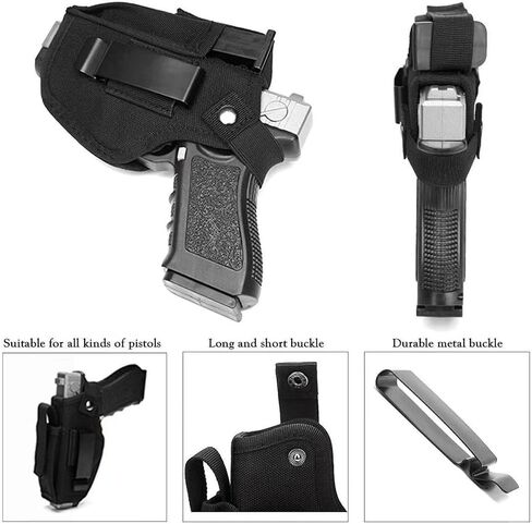 Gun Holster for Men/Women,for 9MM and 380 Pistols, 1911 Holster Glock 19 17 42 43 43x Accessories Suitable for Most Handguns Concealed Carry Holster in Saudi Arabia
