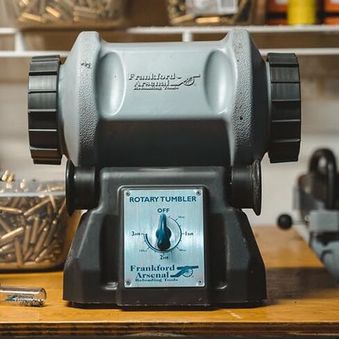 Frankford Arsenal Rotary Tumbler and Accessories with Media Separator, Cleaning Essentials, For Brass Cleaning, Reloading, and Gunsmithing in Saudi Arabia