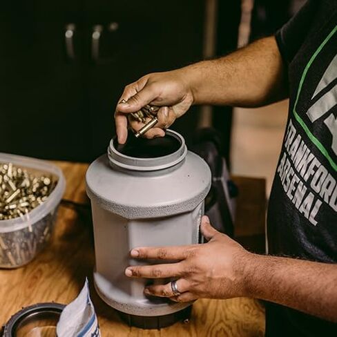 Frankford Arsenal Rotary Tumbler and Accessories with Media Separator, Cleaning Essentials, For Brass Cleaning, Reloading, and Gunsmithing in Saudi Arabia