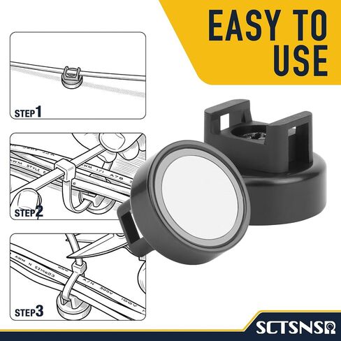 Magnetic Cable Holder, 20mm Zip Tie Mounts, Wire Holder in Kuwait