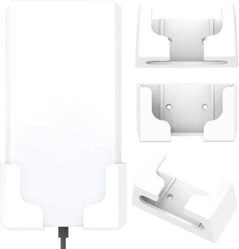 Starlink Gen 3 Power Supply Wall Mount - Secure Adhesive & Screw Mount Bracket Holder with Cable Management, Compatible with Starlink Standard Gen 3 Power Adapter in Kuwait