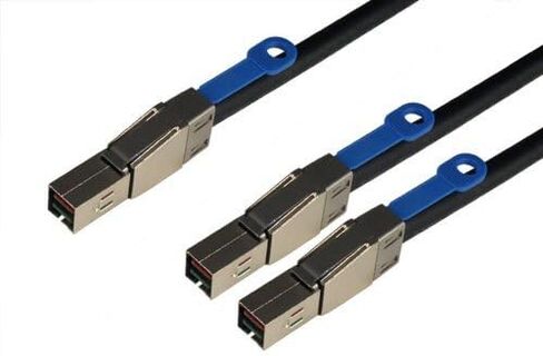 p/n C5555X2-1M: HD Mini SAS - HD Mini SAS x 2، 1M، 30awg [إلكترونيات] in Kuwait