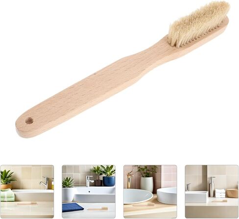 2pcs Bouldering Climbing Brush with Wooden Handle and Natural Bristles for Efficient Chalk and Dirt Removal, Lightweight Design Reaches Tight Corners, for Indoor Climbing in Kuwait