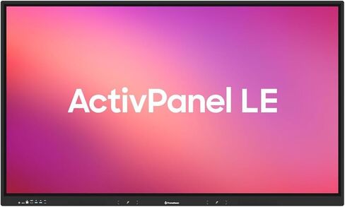 Promethean ActivPanel LE 65" High Specification Digital Whiteboard, 4K UHD, Interactive Display, Android OS, EDLA Certified, 3 Year Onsite Support in Kuwait