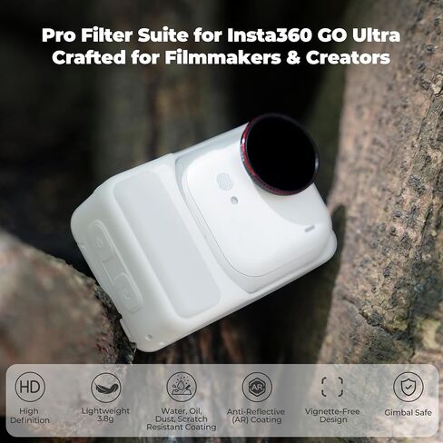 Freewell ND8/PL, ND16/PL, ND32/PL, ND64/PL and Glow Black Mist Filters for Insta360 GO Ultra in Kuwait