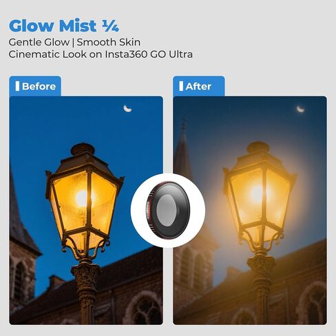Freewell ND8/PL, ND16/PL, ND32/PL, ND64/PL and Glow Black Mist Filters for Insta360 GO Ultra in Kuwait