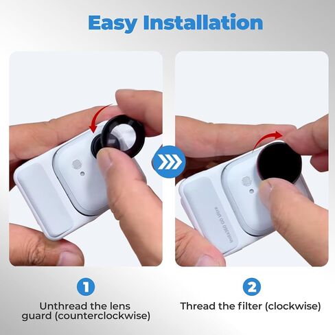 Freewell ND8/PL, ND16/PL, ND32/PL, ND64/PL and Glow Black Mist Filters for Insta360 GO Ultra in Kuwait