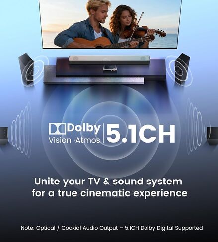 8K@60Hz HDMI Splitter 1 in 2 Out with Audio Extractor, HDMI 1x2 +Spdif +Coaxial +3.5mm Stereo Audio Output, Support 4K@120Hz, HDR10+, VRR, ALLM, 48Gbps, Dobly Vision Atmos, HDCP2.3 Bypass, DownScaler in Kuwait
