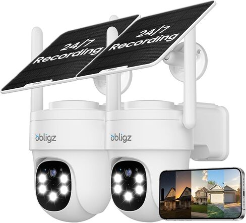 AOV 24/7 Recording Solar Camera Security Outdoor, Auto Tracking in Kuwait