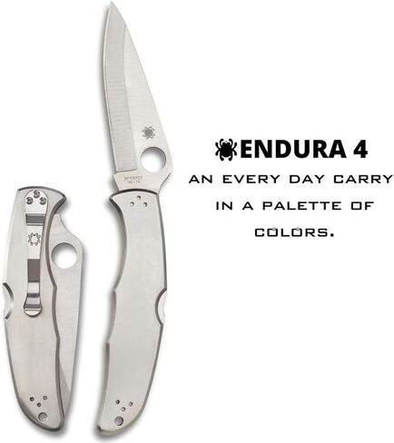 Spyderco Endura 4 Folding Pocket Knife, PlainEdge in Saudi Arabia