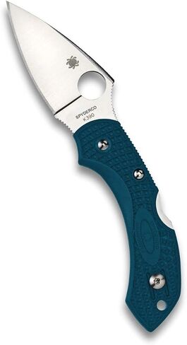 سكين جيب Spyderco Dragonfly 2 خفيف الوزن قابل للطي، PlainEdge in Kuwait