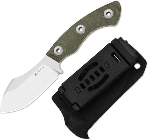 Kizer Rook Fixed Blade Knife, 3.11" Nessmuk-style D2 Blade Hunting Knives in Saudi Arabia