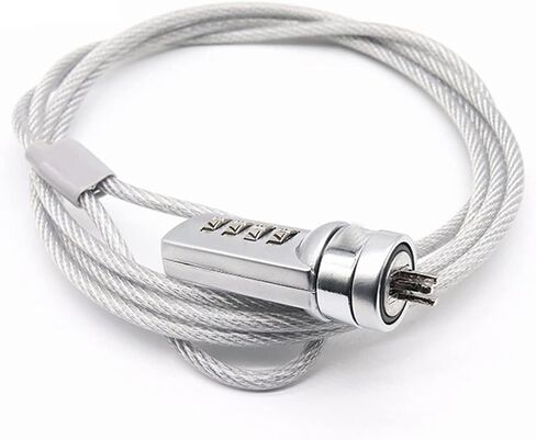 Chain Lock 4 Digit Password Notebook Laptop Computer Security Lock Cable Chain for Laptop Notebook PC Anti-Theft keyless Entry Door Lock in Saudi Arabia