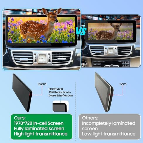 12.3'' CarPlay for Mercedes E-Class W212 (2013-2015) | NTG4.5/4.7 in Saudi Arabia