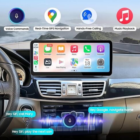 12.3'' CarPlay for Mercedes E-Class W212 (2013-2015) | NTG4.5/4.7 in Saudi Arabia