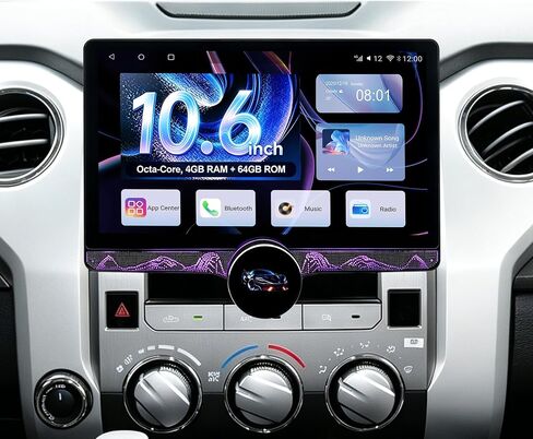 for Toyota Tundra 2014-2021 10.6" Car Stereo Radio Head Unit CarPlay in Saudi Arabia