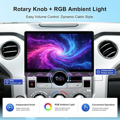 for Toyota Tundra 2014-2021 10.6" Car Stereo Radio Head Unit CarPlay in Saudi Arabia