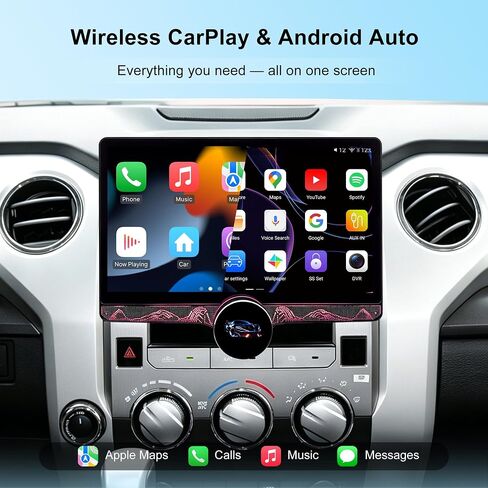 for Toyota Tundra 2014-2021 10.6" Car Stereo Radio Head Unit CarPlay in Saudi Arabia