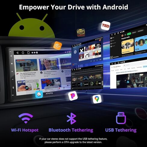 ATOTO A5L 7inch Android Double DIN Car Stereo,Wireless CarPlay&Android Auto in Saudi Arabia