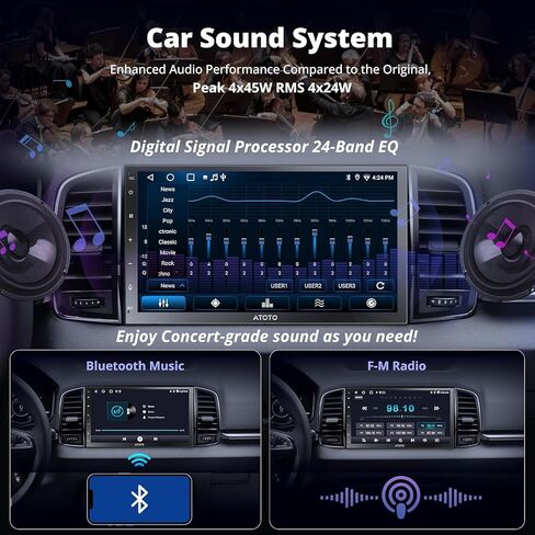 ATOTO A5L 7inch Android Double DIN Car Stereo,Wireless CarPlay&Android Auto in Saudi Arabia