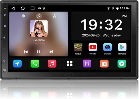 ATOTO A5L 7inch Android Double DIN Car Stereo,Wireless CarPlay&Android Auto in Saudi Arabia