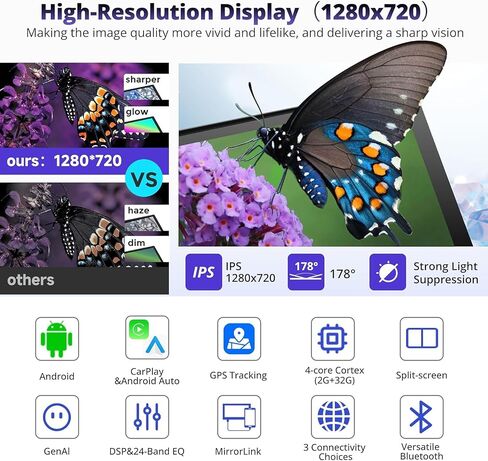ATOTO A5L 7inch Android Double DIN Car Stereo,Wireless CarPlay&Android Auto in Saudi Arabia