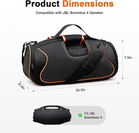 Carrying Case Compatible for JBL Boombox 4 in Kuwait