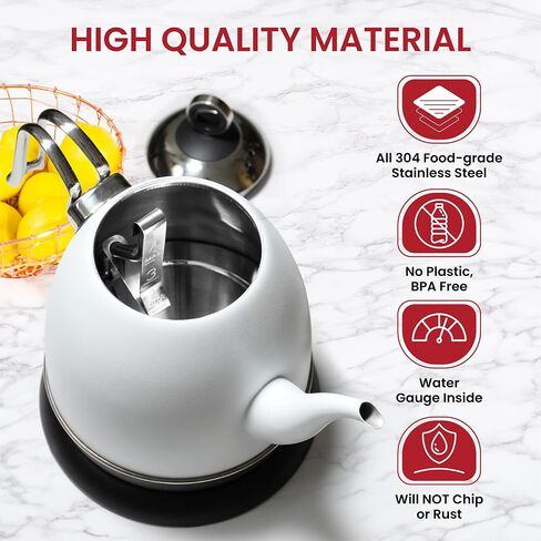 Chantal Mia Electric Kettle, 32 oz (Forest Green) in Kuwait