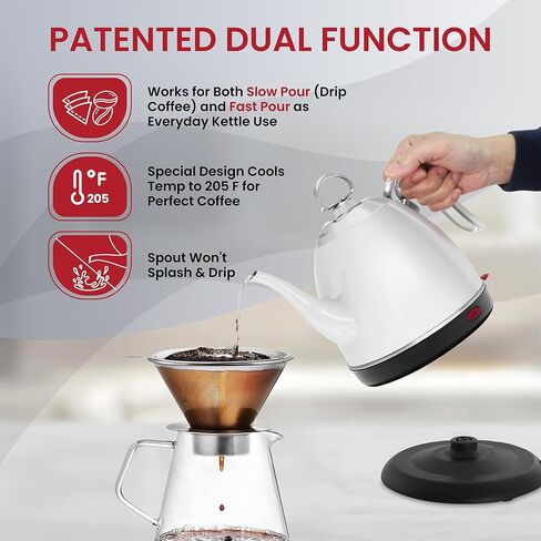 Chantal Mia Electric Kettle, 32 oz (Forest Green) in Kuwait