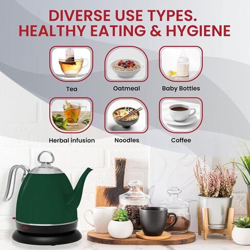 Chantal Mia Electric Kettle, 32 oz (Forest Green) in Kuwait