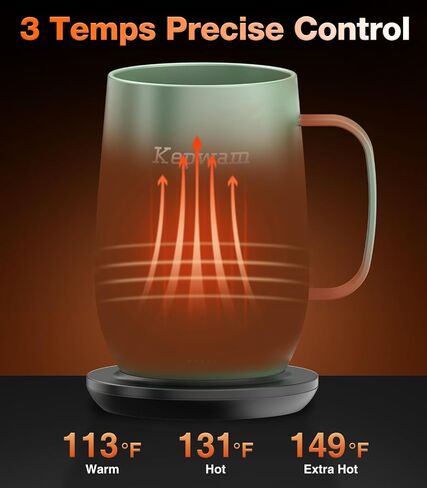 Kepwam Heated Coffee Mug T2-Plus, 20oz Large Capacity Longer Battery Life in Kuwait