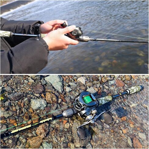 Sougayilang Baitcasting Fishing Reel, 11+1 Shielded Bearings, 18LB Carbon Fibre Drag, 7.0:1 Baitcsters,Magnetic Brake System Fishing Reel in Saudi Arabia