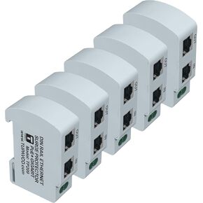 DIN Rail Ethernet Surge Protector (5 Pack) Gigabit - Compatible with PoE++ - Tupavco TP209x5 in Saudi Arabia