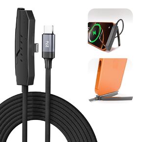 كابل لايتنينج 90 درجة مع حامل، سلك شاحن iPhone بزاوية قائمة in Kuwait