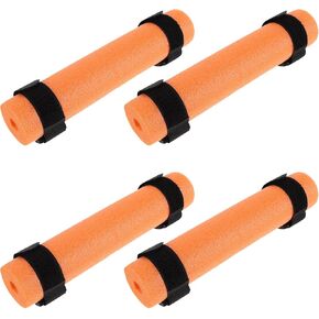 YARNOW 4pcs Fishing Rod Floats with Hook and Loop Straps - High Visibility Bright Orange Foam Fishing Pole Floaties - Anti-Sink Tubes for Kayaks Boats Water Sport in Saudi Arabia