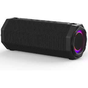 Oraolo Bluetooth Speaker, 50W Loud Stereo Sound Portable Outdoor Speakers, IPX6 Waterproof, TWS Pairing, 24H Playtime, Built-in Mic, Bluetooth 5.4, Dual Bass Speakers for Home, Parties, Travel, Black in Kuwait