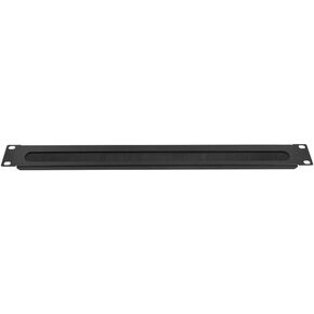 Chaosss Co 2U Brush Panel - High Capacity 19-Inch Rackmount Cable Management Pass-Through Heavy-Duty 1.5mm Steel Server Rack Wire Organizer, Black in Kuwait