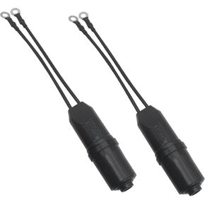 FDXGYH 2pcs Outdoor TV Antenna Connector Matching Transformer 300 Ohm to 75 Ohm Coaxial Cable Adapter UHF VHF FM Model TV Converter (Black) in Saudi Arabia