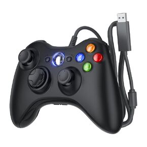 Gamrombo Wired Controller for Xbox 360, Compatible with xbox 360/360 S/360 E, with Dual-Vibration, 2.5mm headphone Jack in Saudi Arabia